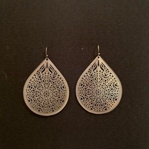 Snowflake Design Earrings